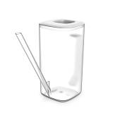 ΔΙΑΦΑΝΟ ΛΕΥΚΟ ΠΛΑΣΤΙΚΟ ΠΟΤΙΣΤΗΡΙ 24Χ10.5Χ21ΕΚ