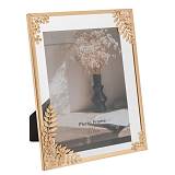 ΧΡΥΣΗ ΜΕΤΑΛΛΙΚΗ ΚΟΡΝΙΖΑ 13Χ18 ΕΚ ΜΕ ΣΧΕΔΙΟ ΛΟΥΛΟΥΔΙ ΣΤΙΣ ΓΩΝΙΕΣ