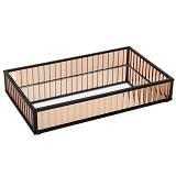 ΜΕΛΙ ΓΥΑΛΙΝΟΣ ΔΙΣΚΟΣ 15Χ25 ΕΚ ΜΕ ΚΑΘΡΕΠΤΗ ΚΑΙ ΜΑΥΡΕΣ ΜΕΤΑΛΛΙΚΕΣ ΓΩΝΙΕΣ