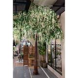 ΔΕΝΤΡΟ 500EK ΜΕ ΠΡΑΣΙΝΑ ΦΥΛΛΑ ΚΑΙ ΛΕΥΚΑ ΚΡΕΜΑΣΤΑ ΑΝΘΗ