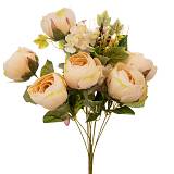 ΛΕΥΚΟ ΜΠΟΥΚΕΤΟ  Χ12 ΜΕ ΤΡΙΑΝΤΑΦΥΛΛΑ ΚΑΙ ΟΡΤΑΝΣΙΑ 52ΕΚ