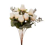 ΚΡΕΜ ΜΠΟΥΚΕΤΟ ΜΕ 9 ΤΡΙΑΝΤΑΦΥΛΛΑ 50ΕΚ