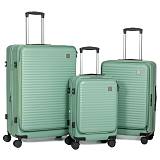 ΣΕΤ 3 ΠΡΑΣΙΝΗ ΒΑΛΙΤΣΑ ΜΕ 4ΡΟΔΕΣ 50 61 71ΕΚ ΜΕ ΑΝΟΙΓΜΑ ΑΠΟ ΠΑΝΩ (PROMOTION)