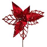 ΚΟΚΚΙΝΟ ΑΛΕΞΑΝΔΡΙΝΟ ΚΛΑΔΙ ΜΕ GLITTER Φ26Χ45ΕΚ