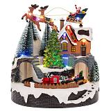 ΦΩΤΙΖΟΜΕΝΟ ΧΩΡΙΟ ΜΕ ΤΡΕΝΟ ΠΟΥ ΚΙΝΕΙΤΑΙ 18Χ18Χ20ΕΚ ΜΠΑΤΑΡΙΑΣ