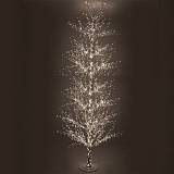 ΛΕΥΚΟ ΦΩΤΙΖΟΜΕΝΟ ΔΕΝΤΡΟ 380ΕΚ ΜΕ 2080 LED ΛΑΜΠΑΚΙΑ ΘΕΡΜΟ ΛΕΥΚΟ ΣΕ ΛΕΥΚΗ ΜΕΤΑΛΛΙΚΗ ΒΑΣΗ