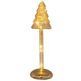 ΧΡΥΣΟ ΑΝΤΙΚΕ ΓΥΑΛΙΝΟ ΔΕΝΤΡΑΚΙ ΜΕ LED ΦΩΣ Φ9Χ30ΕΚ