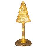 ΧΡΥΣΟ ΑΝΤΙΚΕ ΓΥΑΛΙΝΟ ΔΕΝΤΡΑΚΙ ΜΕ LED ΦΩΣ Φ9Χ23,5ΕΚ