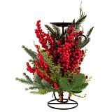 ΠΡΑΣΙΝΟ ΚΗΡΟΠΗΓΙΟ ΜΕ  ΚΟΚΚΙΝΑ BERRIES  ΚΟΥΚΟΥΝΑΡΙΑ 33ΕΚ