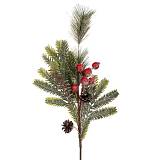 ΠΡΑΣΙΝΟ ΠΑΓΩΜΕΝΟ ΚΛΑΔΙ ΜΕ BERRIES ΚΑΙ ΚΟΥΚΟΥΝΑΡΙΑ 72ΕΚ