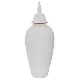 ΛΕΥΚΟ ΚΕΡΑΜΙΚΟ ΒΑΖΟ ΜΕ ΚΑΠΑΚΙ 17Χ44ΕΚ