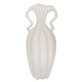 ΛΕΥΚΟ ΚΕΡΑΜΙΚΟ ΒΑΖΟ ΣΕ ΣΧΗΜΑ ΚΟΛΟΚΥΘΑΣ 30Χ13ΕΚ