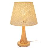 ΦΥΣΙΚΟ ΞΥΛΙΝΟ ΛΑΜΠΑΤΕΡ ΜΕ ΨΑΘΙΝΟ ΚΡΕΜ ΚΑΠΕΛΟ 38ΕΚ