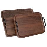 ΣΕΤ 2 ΚΑΦΕ ΟΡΘΟΓΩΝΙΟΙ ΔΙΣΚΟΙ MDF ΜΕ ΜΑΥΡΑ ΧΕΡΟΥΛΙΑ 40Χ30 35Χ25ΕΚ