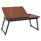 ΚΑΦΕ ΟΡΘΟΓΩΝΙΟΣ ΔΙΣΚΟΣ ΚΡΕΒΑΤΙΟΥ MDF ΜΕ ΑΝΑΚΛΙΣΗ ΓΙΑ TABLET 56Χ32Χ25ΕΚ