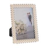 ΚΡΕΜ ΜΕΤΑΛΛΙΚΗ ΚΟΡΝΙΖΑ ΜΕ ΠΕΡΛΕΣ 10Χ15ΕΚ