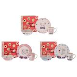 ΣΕΤ 3 ΚΕΡΑΜΙΚΟ ΣΕΡΒΙΤΣΙΟ ΜΕ ΓΑΤΕΣ