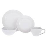 ΣΕΤ 16 ΛΕΥΚΟ ΡΙΓΕ ΚΕΡΑΜΙΚΟ ΣΕΡΒΙΤΣΙΟ STONEWARE