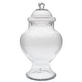 ΔΙΑΦΑΝΟ ΓΥΑΛΙΝΟ ΒΑΖΟ ΜΕ ΠΟΔΙ AND ΚΑΠΑΚΙ Φ14Χ22 42ΕΚ