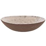 ΛΕΥΚΗ ΠΑΛΑΙΩΜΕΝΗ ΚΕΡΑΜΙΚΗ ΠΙΑΤΕΛΑ ΜΕ ΜΑΥΡΗ ΒΑΣΗ 39Χ39Χ10ΕΚ