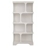 ΛΕΥΚΗ MDF ΡΑΦΙΕΡΑ  85Χ37Χ180ΕΚ