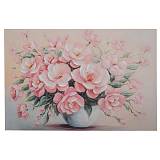 ΠΙΝΑΚΑΣ ΒΑΖΟ ΜΕ ΛΟΥΛΟΥΔΙΑ  ΣΕ ΤΥΠΩΜΕΝΟ ΚΑΜΒΑ 90Χ60ΕΚ