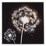 ΠΙΝΑΚΑΣ (ΠΙΚΡΑΛΙΔΑ) WITH LED LIGHT ΜΕ ΑΣΗΜΙ ΚΟΡΝΙΖΑ ΣΕ ΤΥΠΩΜΕΝΟ ΚΑΜΒΑ 60Χ60ΕΚ