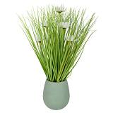 ΚΑΣΠΩ ΠΡΑΣΙΝΟ ΚΕΡΑΜΙΚΟ ΜΕ ΛΕΥΚΕΣ ΜΑΡΓΑΡΙΤΕΣ 10Χ9Χ31ΕΚ