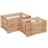 ΣΕΤ 2 ΞΥΛΙΝΟ ΦΥΣΙΚΟ ΚΑΦΑΣΙ 18Χ12Χ9 15Χ10Χ8ΕΚ