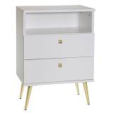 ΚΟΜΟΔΙΝΟ STOLIK ΛΕΥΚΟ 50Χ34Χ69ΕΚ