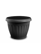 Γλάστρα CORFU Φ 45εκ. Ανθρακί