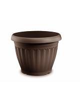 Γλάστρα CORFU Φ60εκ. spicy brown
