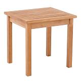 LUGANO Τραπεζάκι Βοηθητικό Ξαπλώστρας Οξιά, Βαφή Εμποτισμού Φυσικό Ε-00025480 Ε222,3W