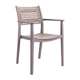 AKRON Πολυθρόνα PP-UV Sand Beige - Tortora Ε-00021398 Ε350,21