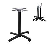 ALTEA Βάση Τραπεζιού Αλουμίνιο Απόχρωση Μαύρο, Πτυσσόμενη (6,20kg) Ε-00020306 Ε054