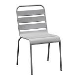 BRIO Καρέκλα-Pro Στοιβαζόμενη Μέταλλο Βαφή Cool Grey 4C Ε-00024726 Ε543,1