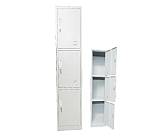 LOCKER 3 Θέσεων Μέταλλο Βαφή  Άσπρο Ε-00017583 Ε6006