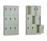 LOCKER 9 Θέσεων Φοριαμός - Ερμάριο, Μέταλλο Βαφή  Άσπρο Ε-00016609 Ε6003