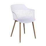 LOUISE Πολυθρόνα Μέταλλο Βαφή Φυσικό, PP-UV Άσπρο (εκτός συσκευασίας) Ε-00024345 ΕΜ165,Ν1W