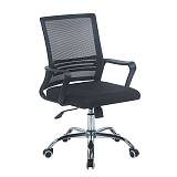 BF2110-W Πολυθρόνα Γραφείου Μέταλλο Χρώμιο, Mesh Μαύρο Ε-00026038 ΕΟ256,W