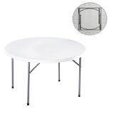 BLOW-R Τραπέζι Συνεδρίου Catering Πτυσσόμενο, Μέταλλο Βαφή Γκρι, HDPE Άσπρο 45mm Ε-00019216 ΕΟ183,1