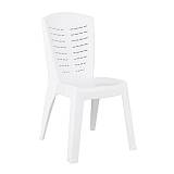 CLEO Καρέκλα Τραπεζαρίας Κήπου Στοιβαζόμενη, PP Απόχρωση Άσπρο Ε-00026187 Ε300,1