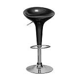 DISCO Σκαμπό BAR, Βάση Χρώμιο, ABS Μαύρο, Ρυθμιζόμενο Ύψος, Περιστρεφόμενο Ε-00000555 Ε248,7