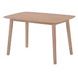 DOM Τραπέζι Τραπεζαρίας, Mdf Απόχρωση Oak Ε-00026206 Ε803,5