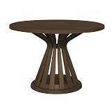 FABIO Τραπέζι Ροτόντα Τραπεζαρίας, MDF Απόχρωση Καρυδί Ε-00026254 Ε7677,1