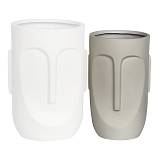 FLOWER POT-TOTEM Φ32x52cm, Cement Απόχρωση Sand Ε-00025156 Ε6321,Α