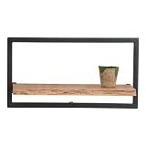 LIZARD Frame Ράφι Μέταλλο Βαφή Μαύρο, Ξύλο Ακακία Φυσικό Ε-00021253 ΕΑ7070,4