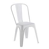 RELIX PP Καρέκλα Στοιβαζόμενη, PP Απόχρωση Άσπρο Ε-00026489 Ε51910