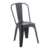 RELIX PP Καρέκλα Στοιβαζόμενη, PP Απόχρωση Μαύρο Ε-00026537 Ε51910,1