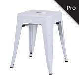 RELIX Σκαμπό-Pro, Στοιβαζόμενο, Μέταλλο Βαφή Άσπρο Ε-00015477 Ε5195